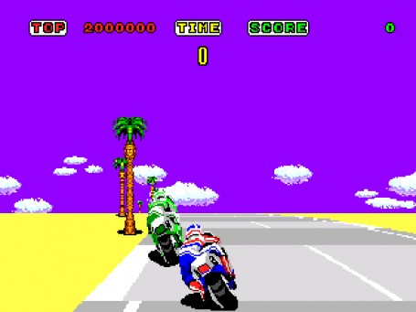 Скриншот №2. Гонки на мотоцикле