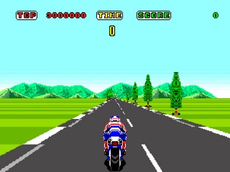 Скриншот №3. Гонки на мотоцикле